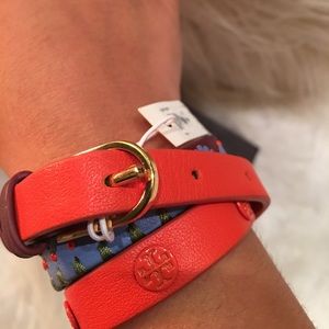 Tory Burch NWT leather bracelet